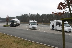 Pause langs Autobahn i Tyskland